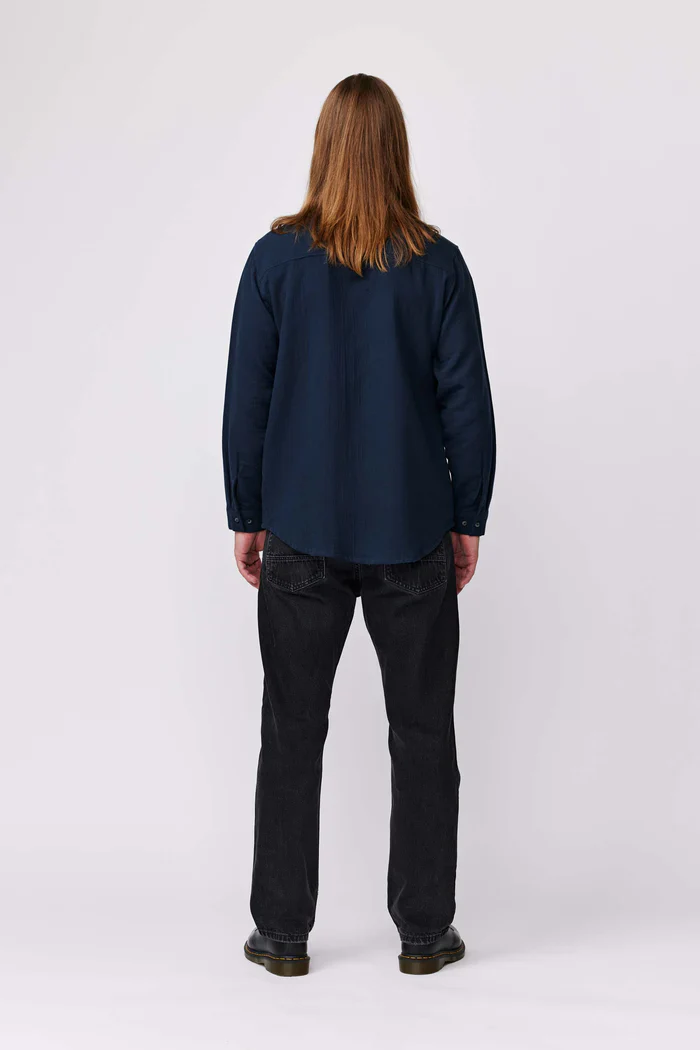Makia miesten kauluspaita, HUSK SHIRT Tummansininen - Image 2