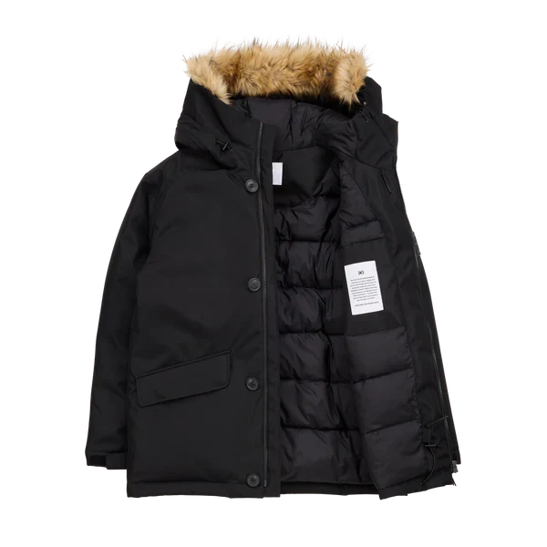 Makia Miesten Parkatakki, HELSINKI PARKA Musta - Image 7