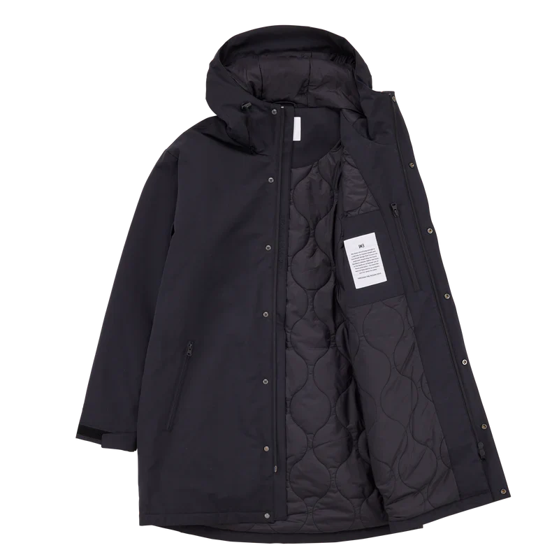 Makia Miesten Parkatakki, K GLACIER PARKA Musta - Image 3