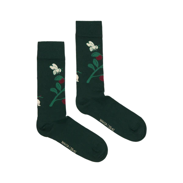 Makia miesten sukat, LINGON SOCKS Vihreä