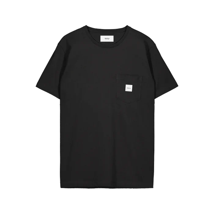 Makia Miesten T-paita, Square Pocket T-Shirt Musta
