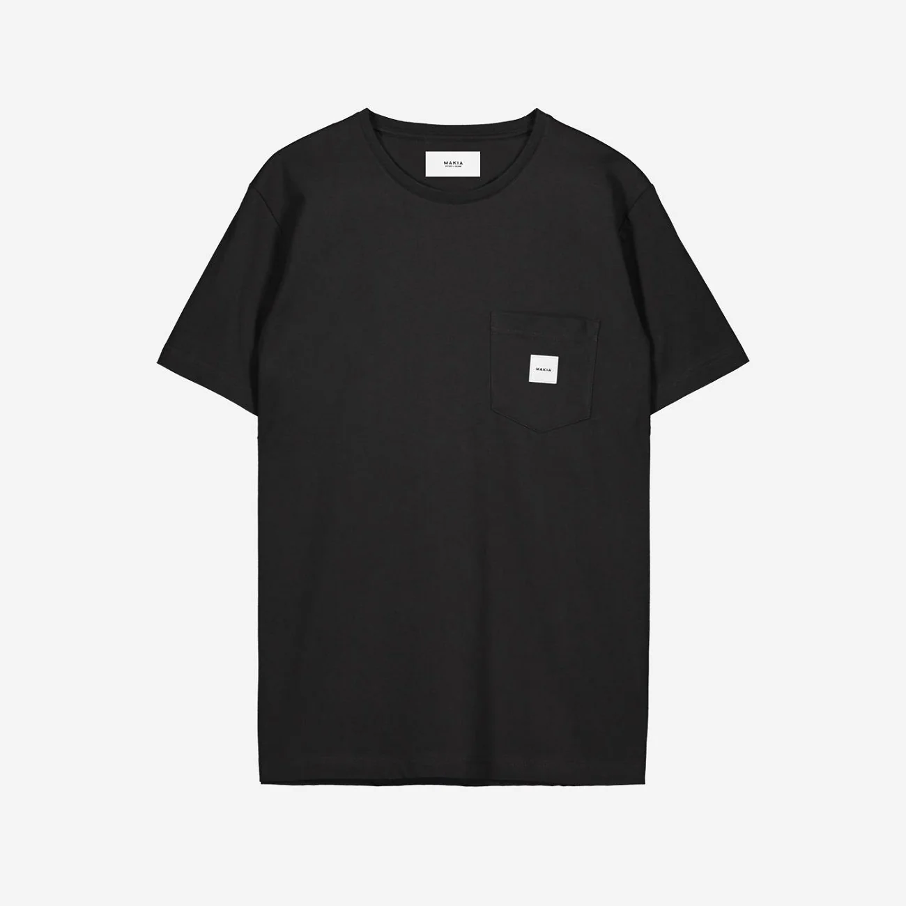 Makia Miesten T-paita, Square Pocket T-Shirt Musta