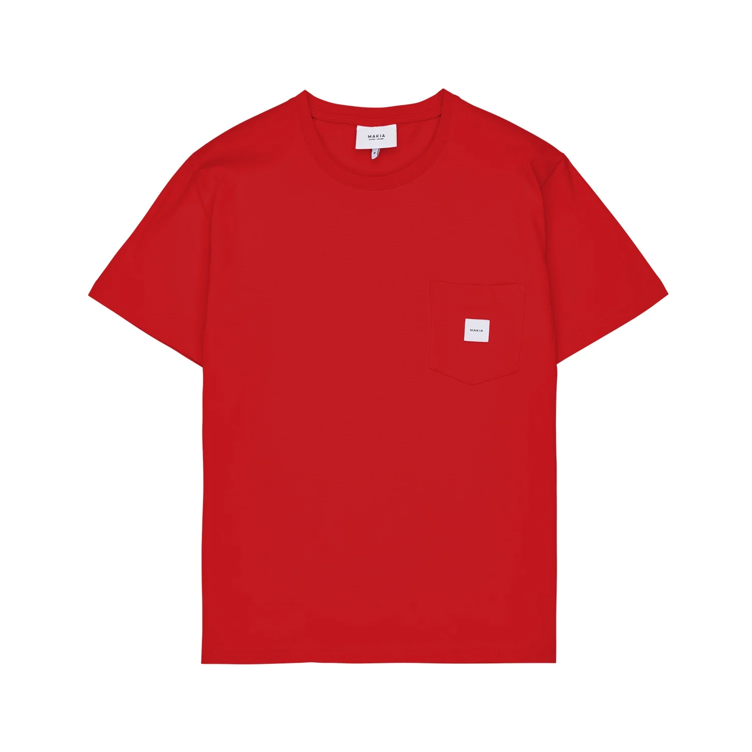 Makia Miesten T-paita, Square Pocket T-Shirt Punainen
