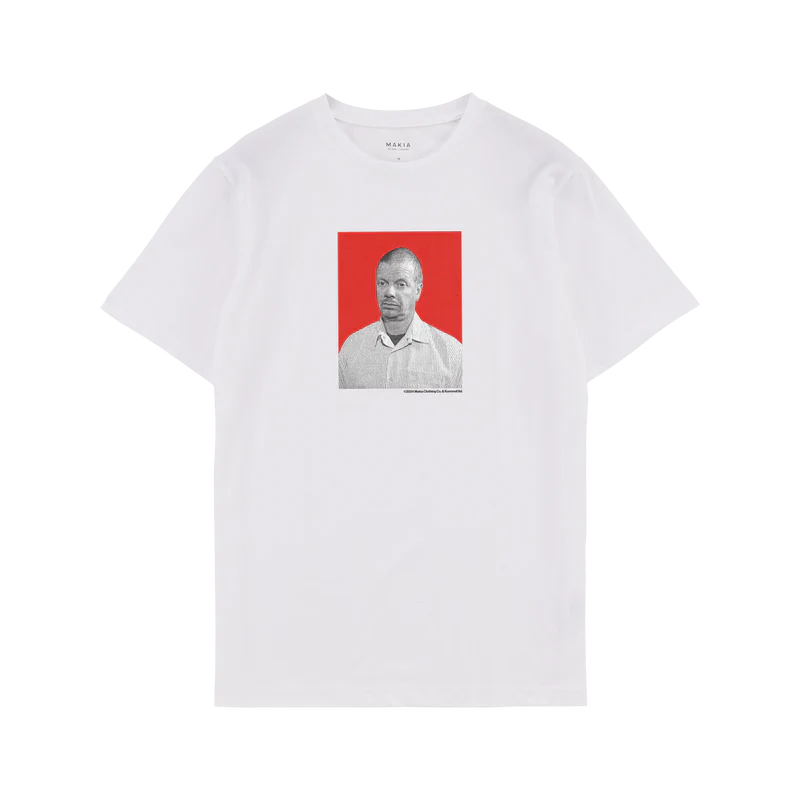 Makia Miesten T-Paita, TONNI T-SHIRT Valkoinen - Image 2