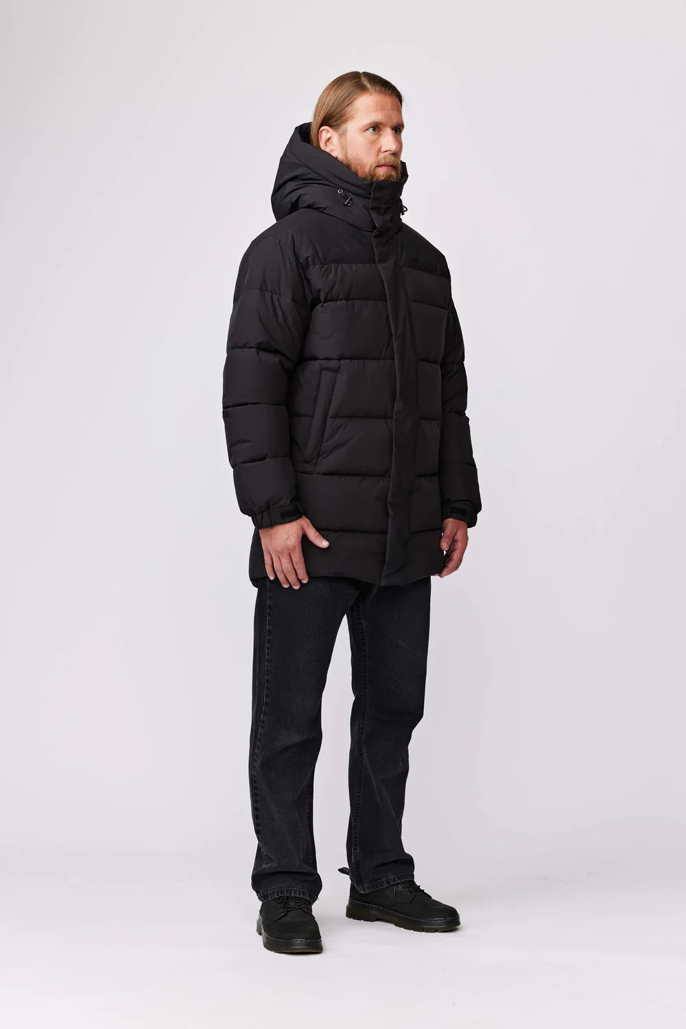 Makia Miesten Talvitakki, MILES JACKET Musta - Image 6