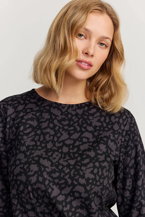 Makia naisten pusero, LAILA BLOUSE Musta Kuosi - Image 3