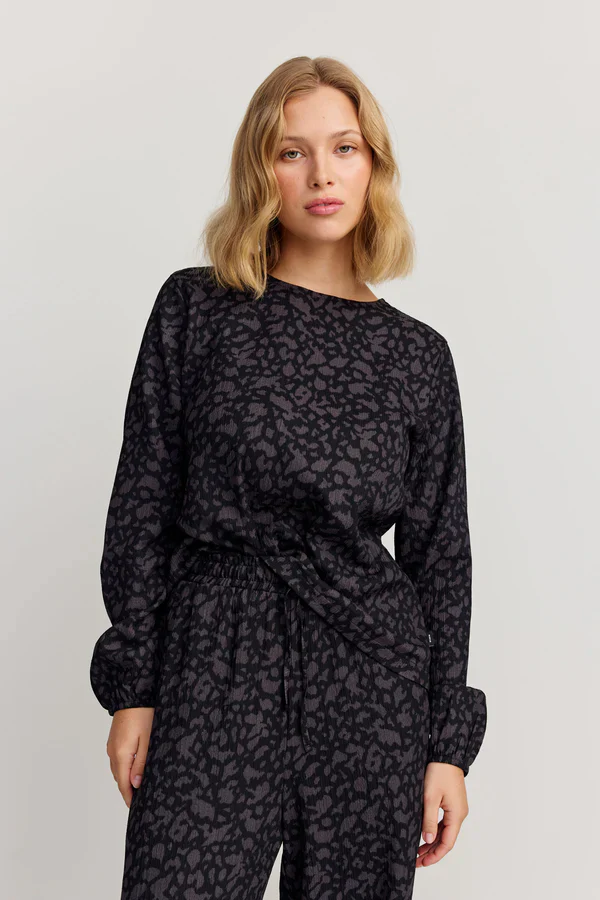 Makia naisten pusero, LAILA BLOUSE Musta Kuosi - Image 4