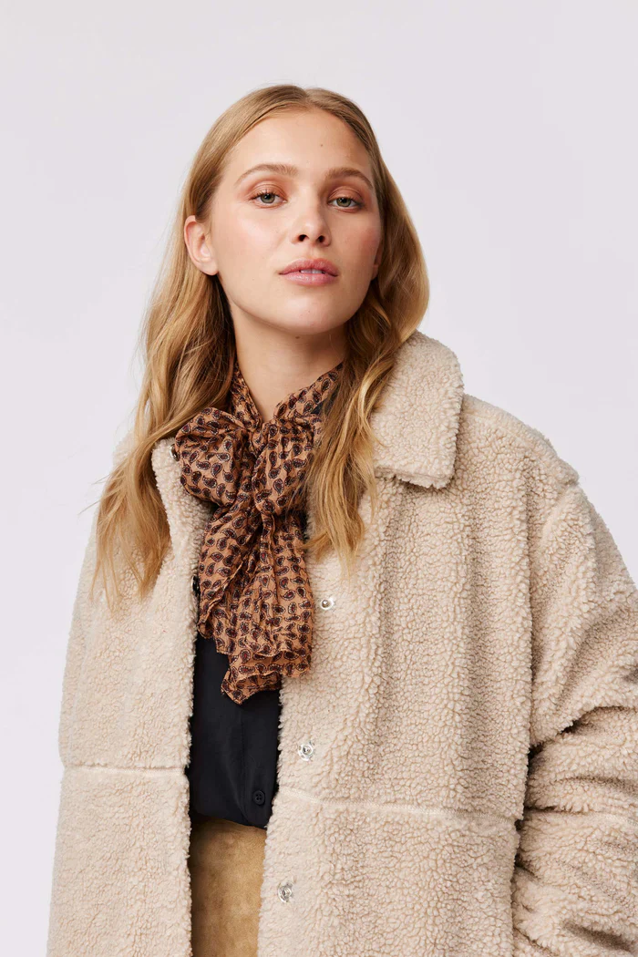 Makia naisten teddytakki, ALINA COAT Luonnonvalkoinen - Image 2