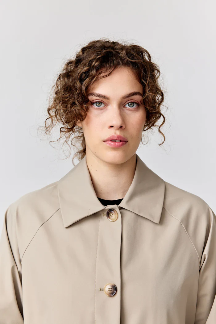 Makia naisten trenssi Olivia Trench, vaalea beige - Image 4