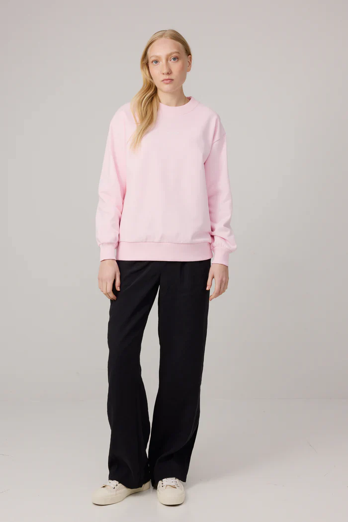 Makia naisten collegepaita Makia Sweatshirt, vaaleanpunainen