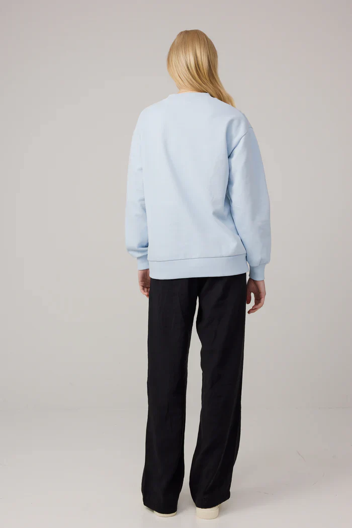 Makia naisten collegepaita Makia Sweatshirt, vaaleansininen - Image 2