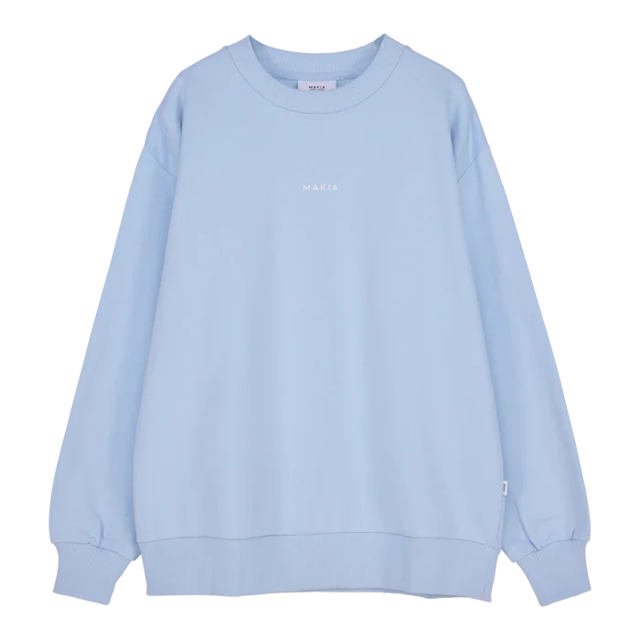 Makia naisten collegepaita Makia Sweatshirt, vaaleansininen - Image 4