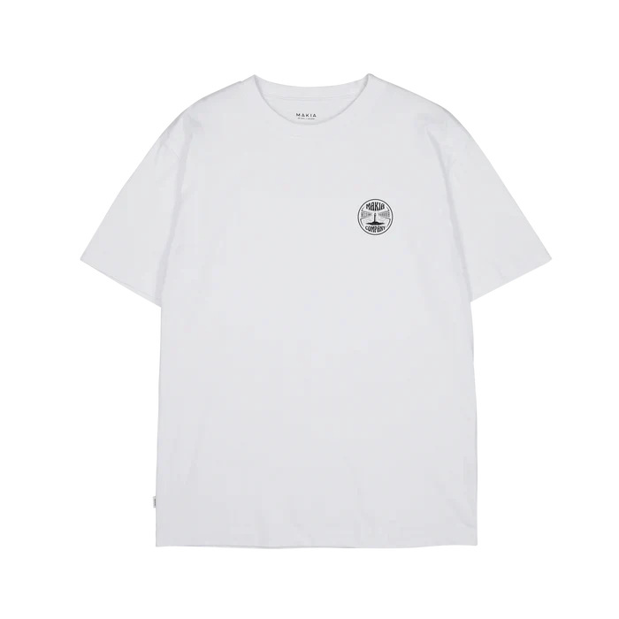 Makia T-Paita Harmaja T-Shirt, Valkoinen