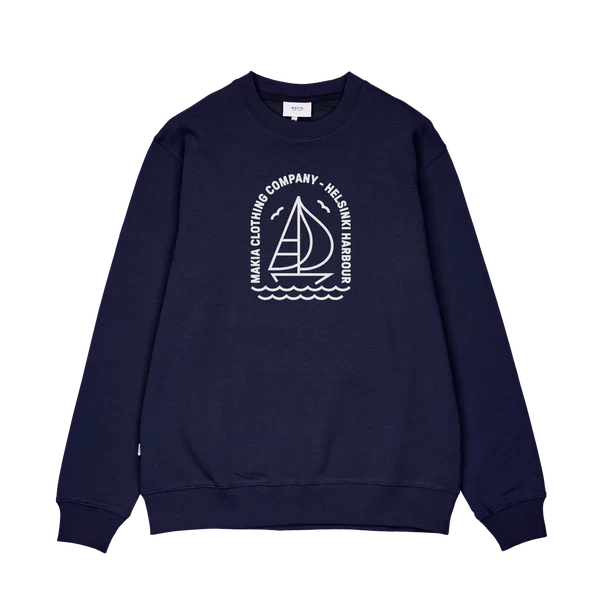 Makia unisex collegepaita, REGATTA SWEATSHIRT Tummansininen