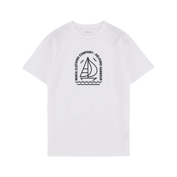 Makia unisex t-paita, REGATTA T-SHIRT Valkoinen