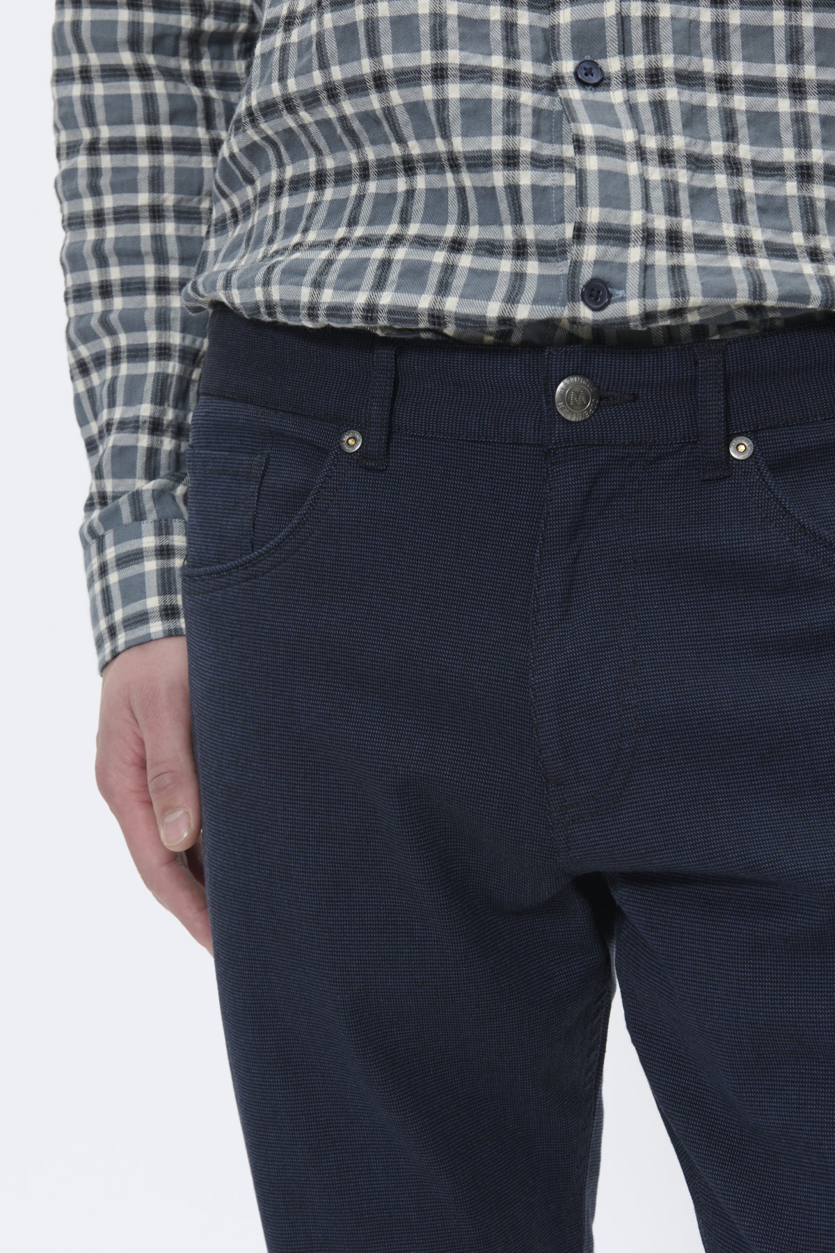 Matinique miesten housut MAPete Structure, Dark Navy - Image 4