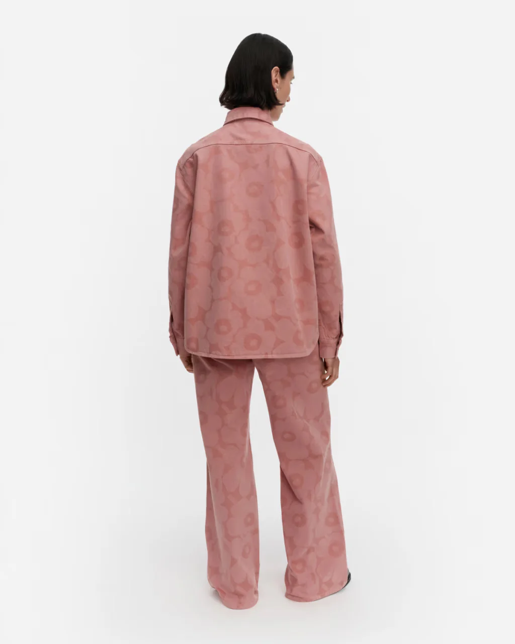 Marimekko naisten farkkupaita Maridenim Vaihe Unikko Paita, vaaleanpunainen - Image 2
