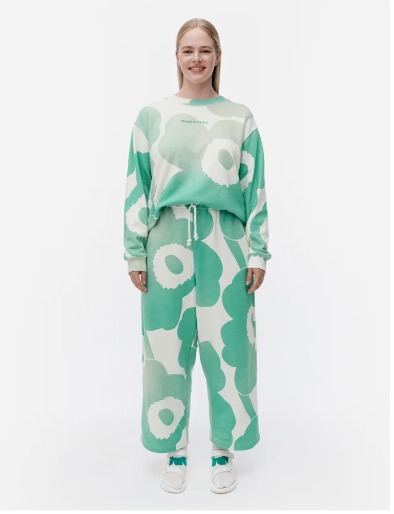 Marimekko Unisex Collegepaita, LEIOT UNIKKO COLLEGEPAITA Vihreä Kuosi