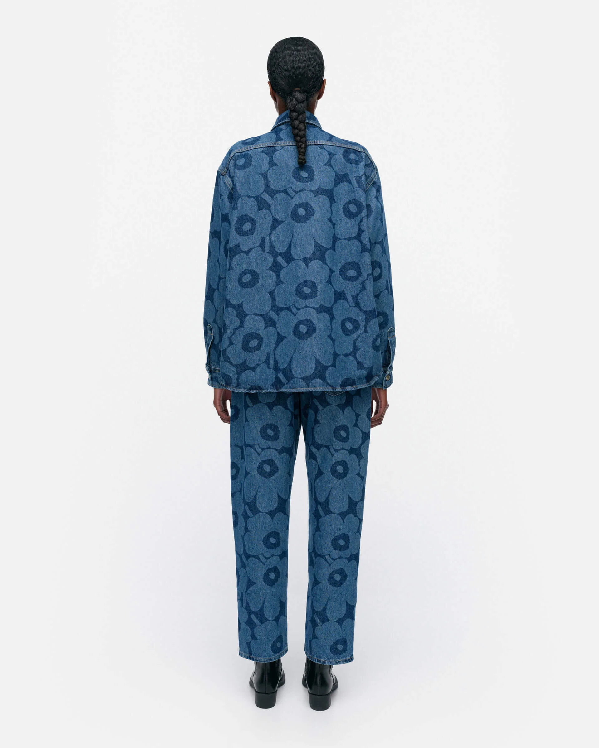 Marimekko naisten farkkupaita, MARIDENIM VAIHE UNIKKO Sininen, Indigo - Image 3