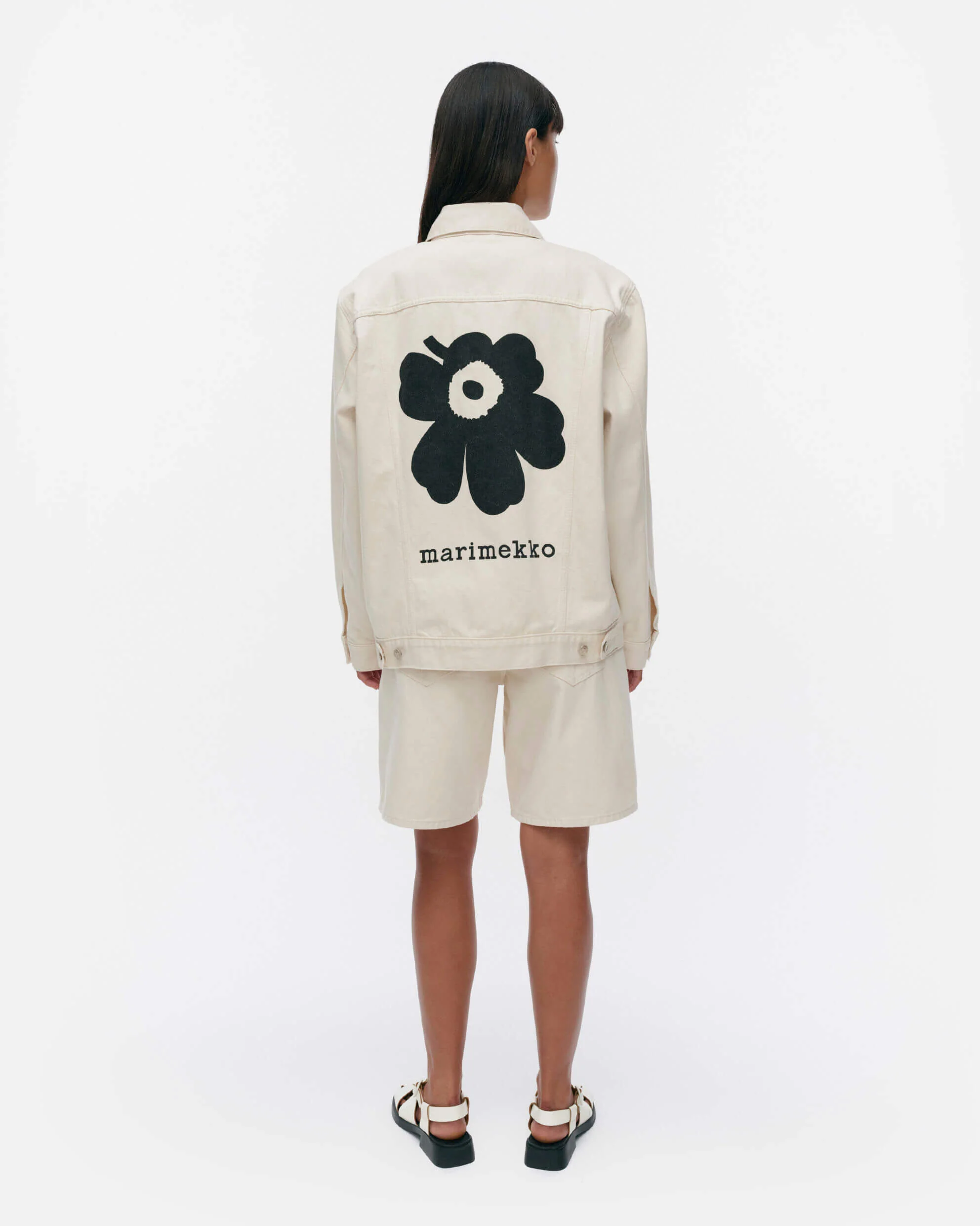 Marimekko naisten farkkutakki, MARIDENIM MURROS UNIKKO FARKKUTAKKI Luonnonvalkoinen