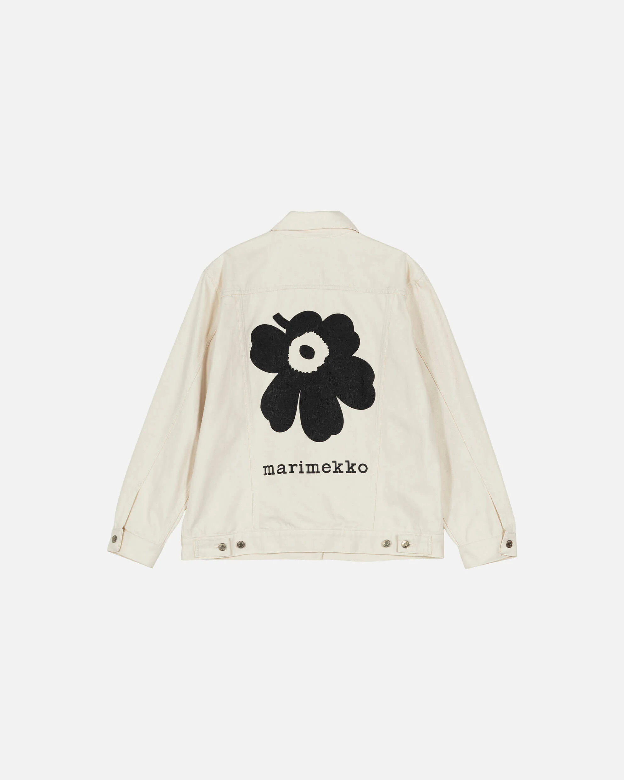 Marimekko naisten farkkutakki, MARIDENIM MURROS UNIKKO FARKKUTAKKI Luonnonvalkoinen - Image 4
