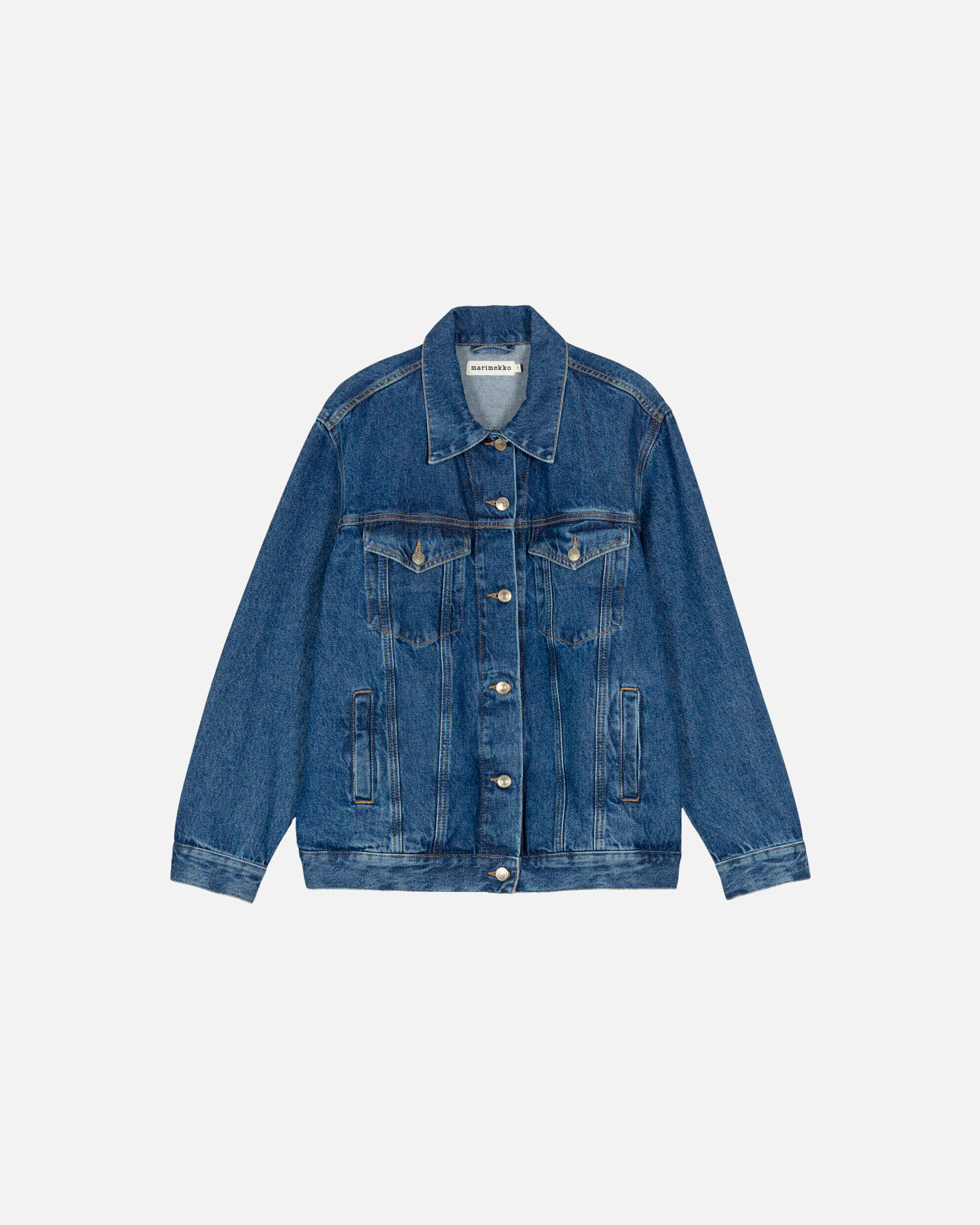Marimekko naisten farkkutakki, MARIDENIM MURROS UNIKKO Indigo - Image 3