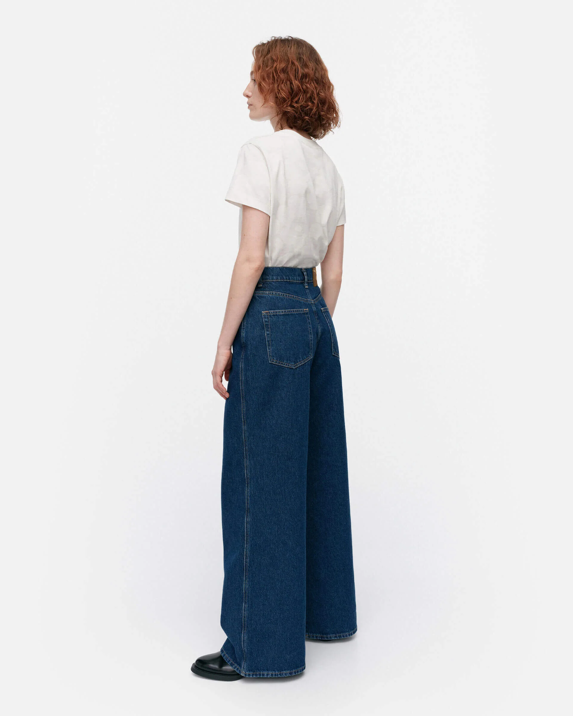 Marimekko naisten farkut, MARIDENIM WIDE  Indigo - Image 2