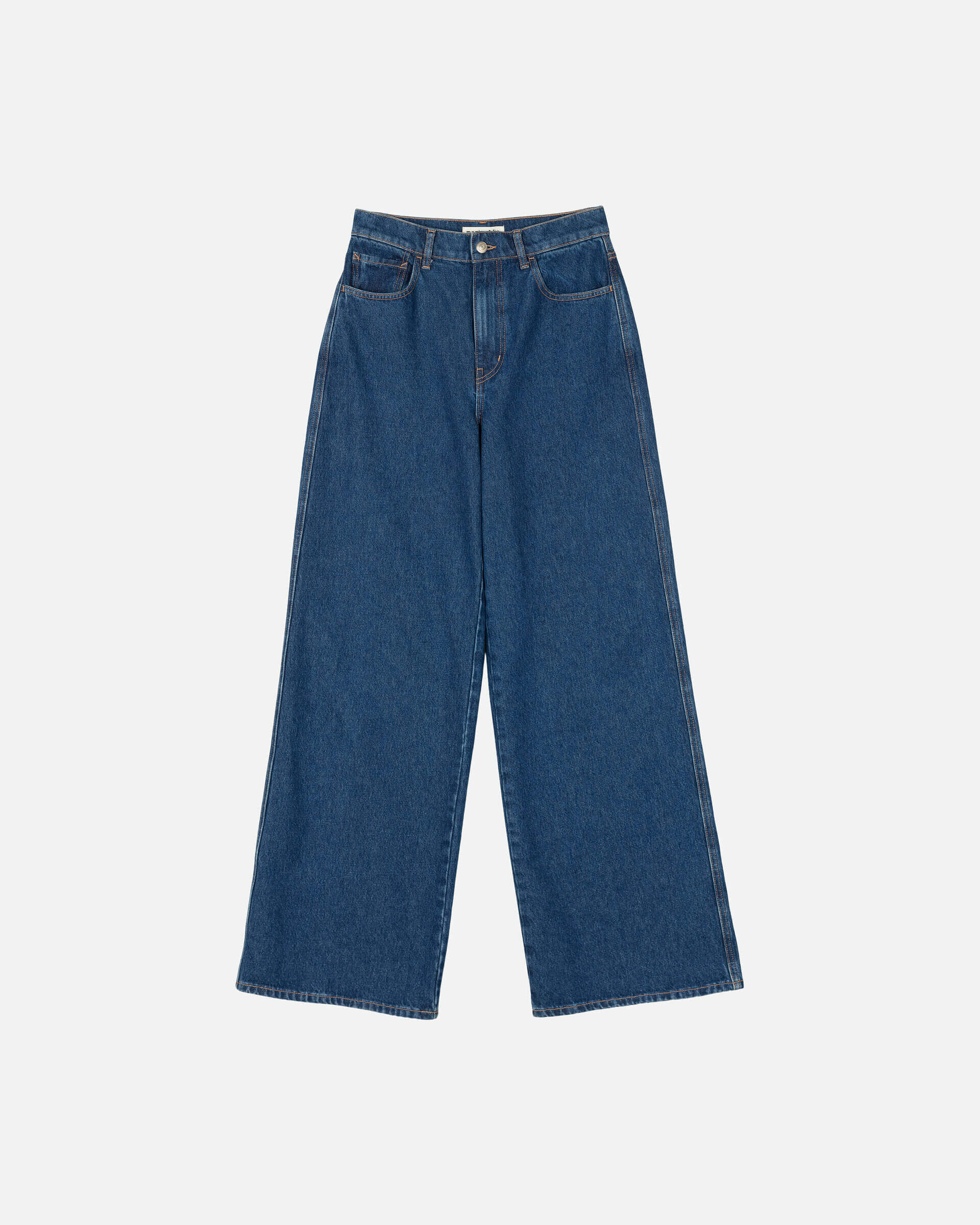 Marimekko naisten farkut, MARIDENIM WIDE  Indigo - Image 4