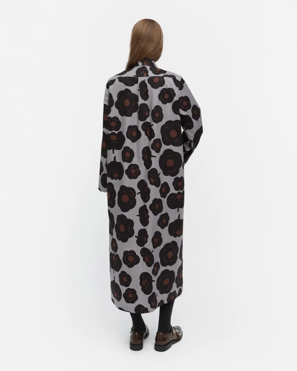 Marimekko naisten paitamekko, MOLLA TUMMA Harmaa Kuosi - Image 3