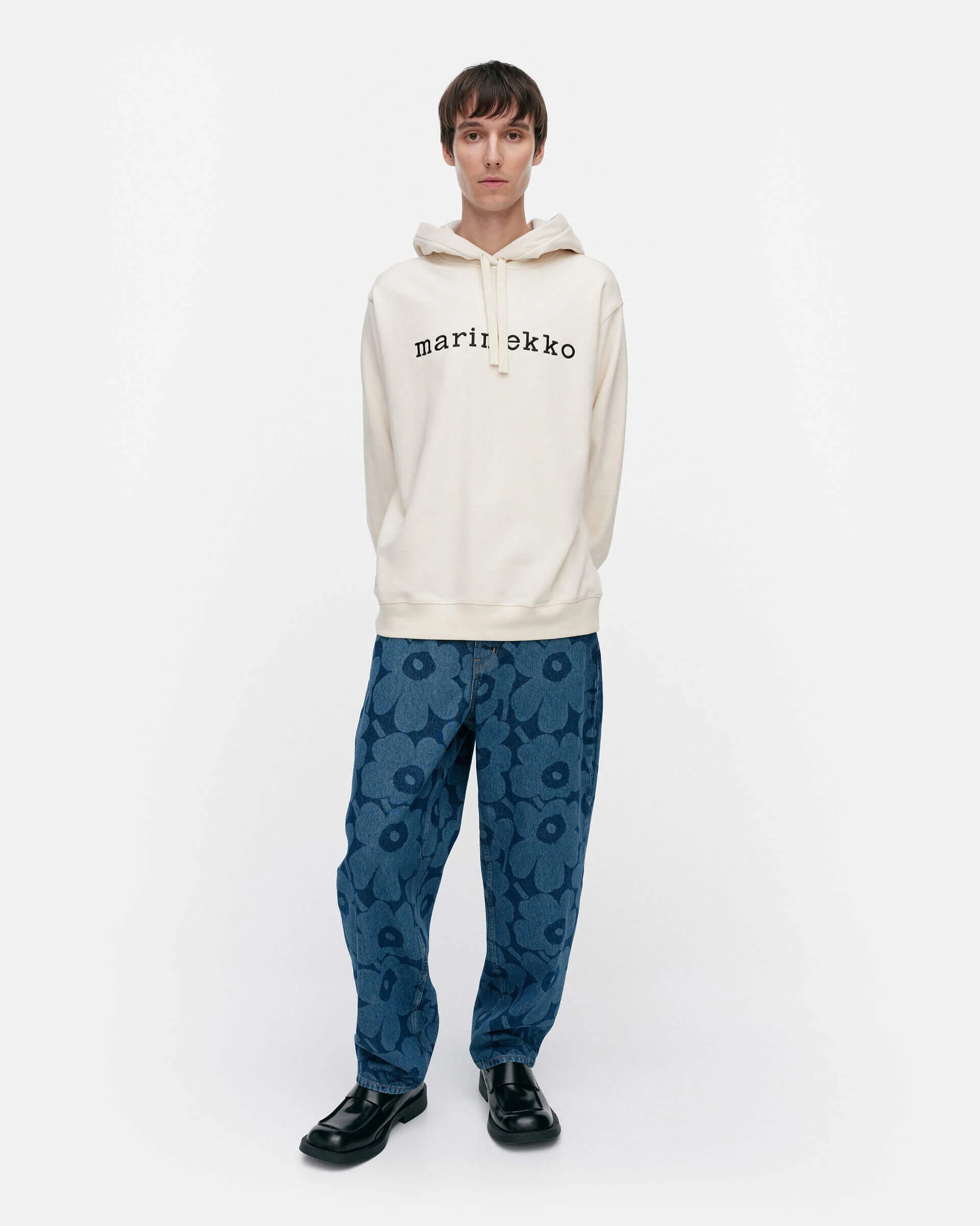 Marimekko unisex huppari, TERMI LOGO PLACEMENT  Beige - Image 4