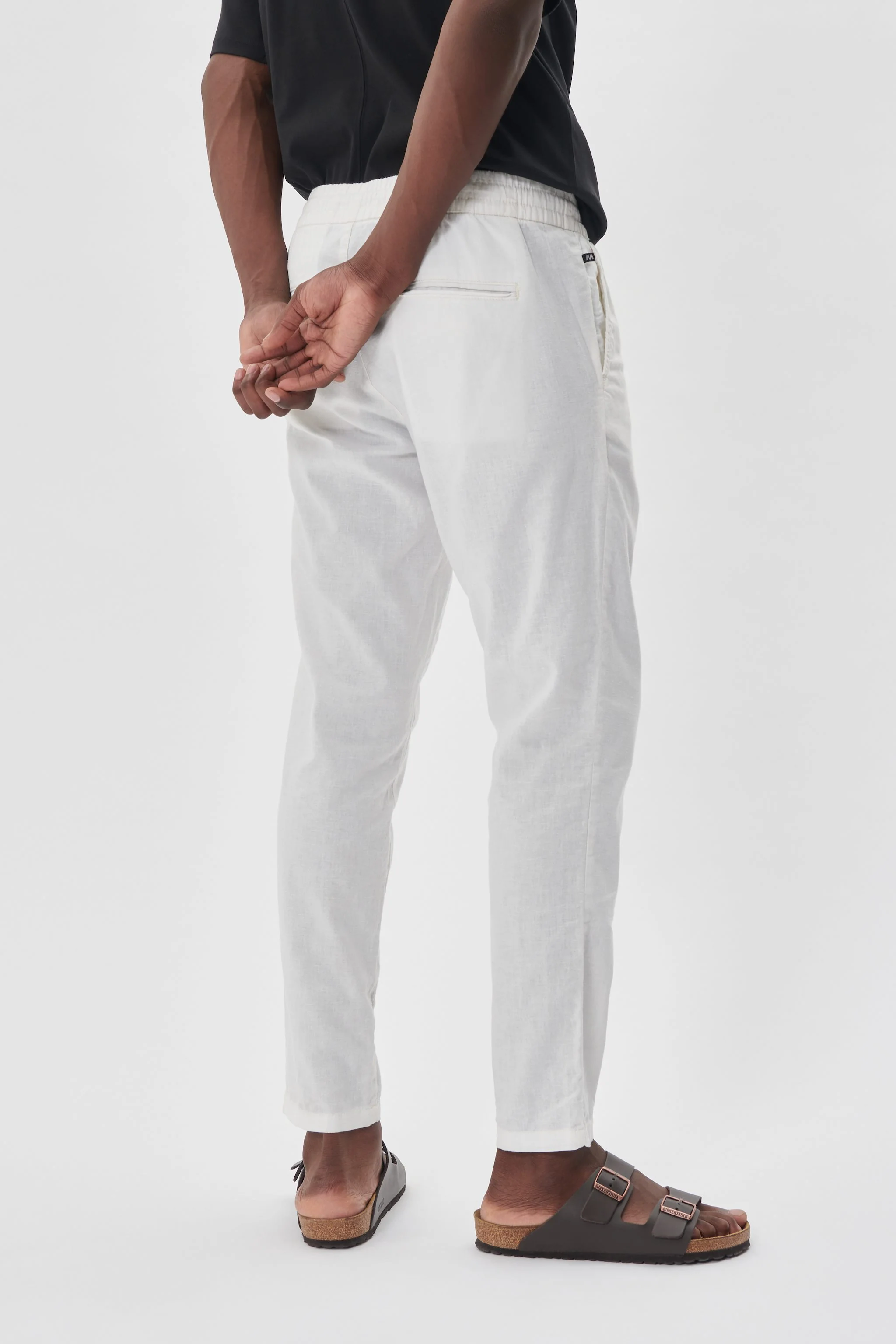 MATINIQUE housut, BARTON PANT LINEN COTTON Valkoinen - Image 4