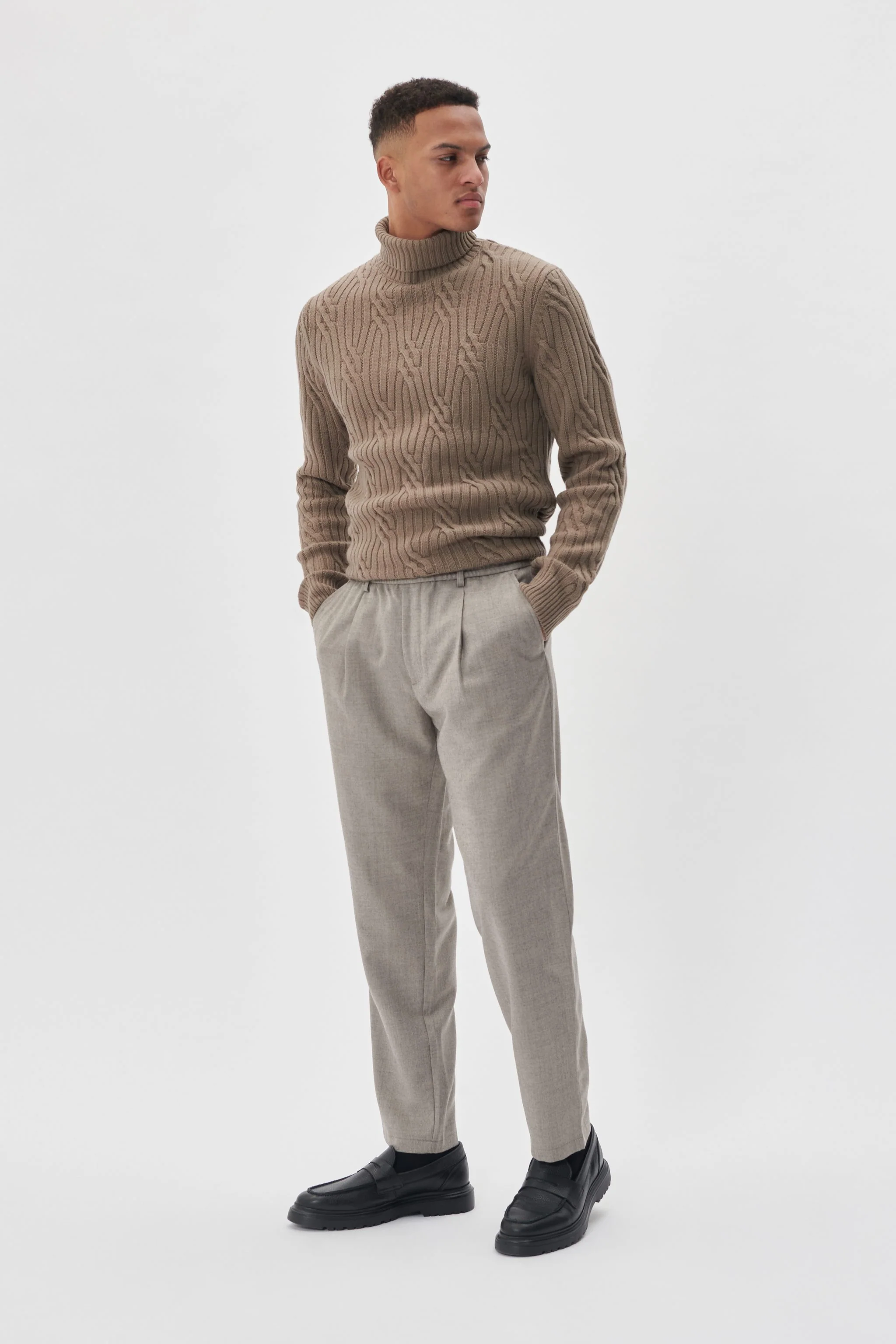 MATINIQUE Miesten Housut, JAY PANT Beige - Image 5