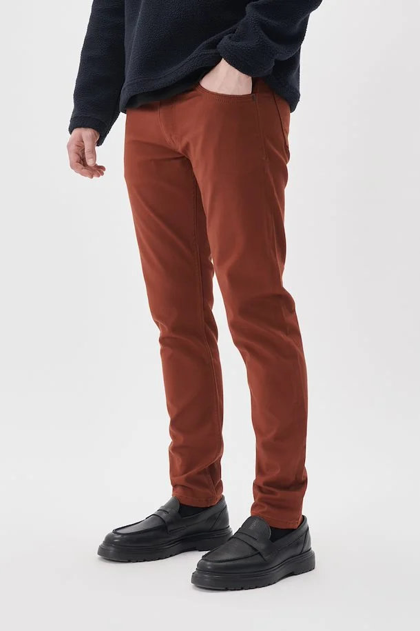 Matinique Miesten Housut PETE 5-POCKET Cambridge Brown