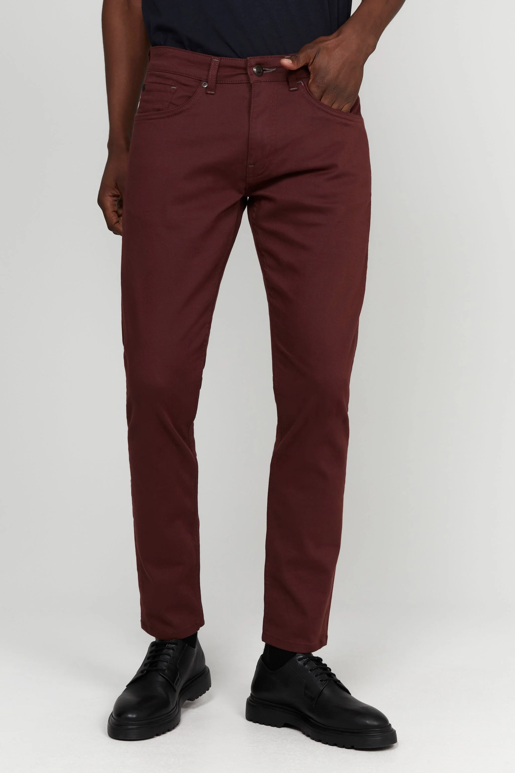 Matinique Miesten Housut  PETE 5-POCKET Viininpunainen