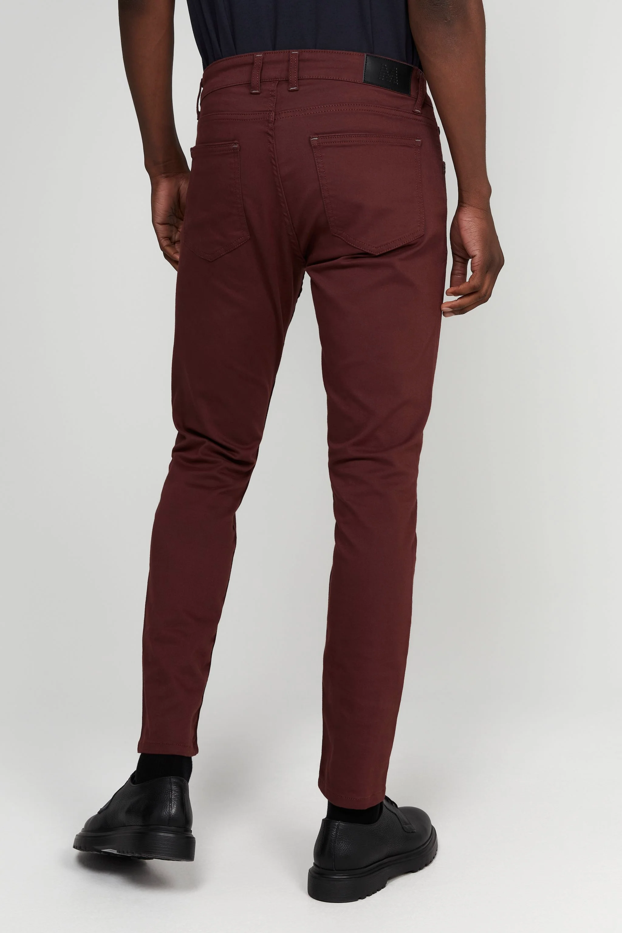 Matinique Miesten Housut  PETE 5-POCKET Viininpunainen - Image 2