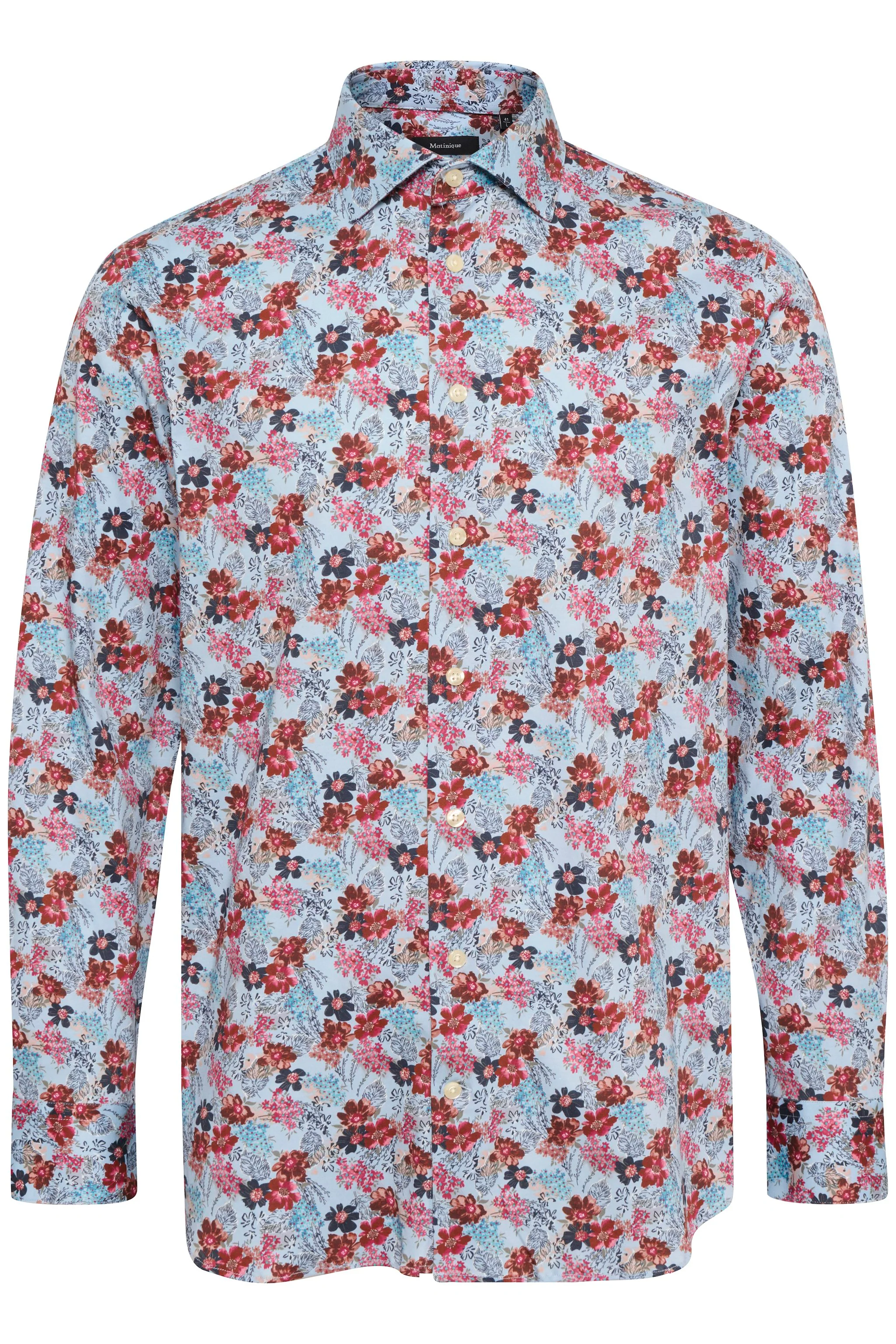 MATINIQUE Miesten Kauluspaita, MARC N Faded Rose - Image 3