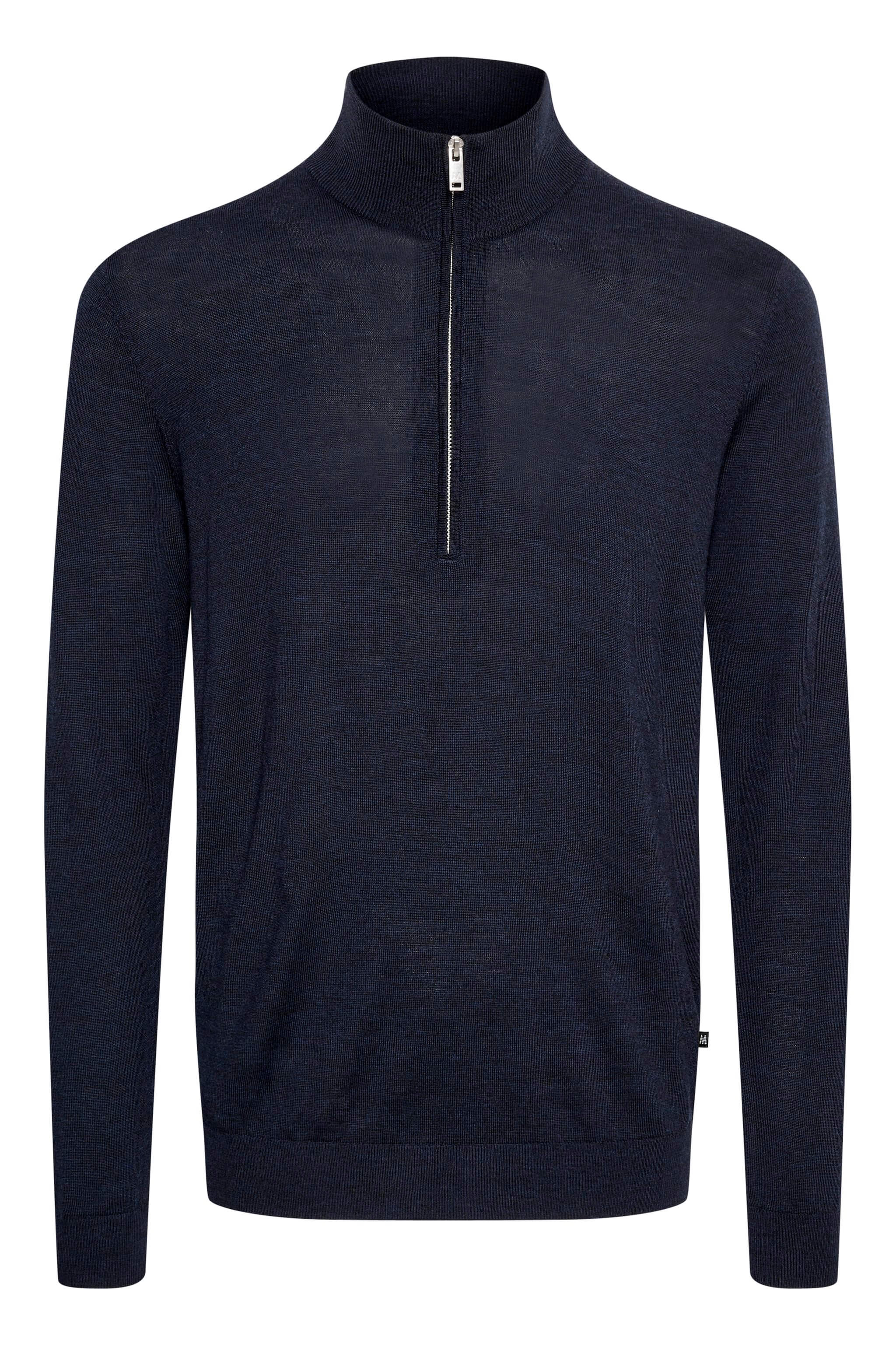 MATINIQUE miesten neule, MASON HALF ZIP MERINO Tummansininen - Image 4