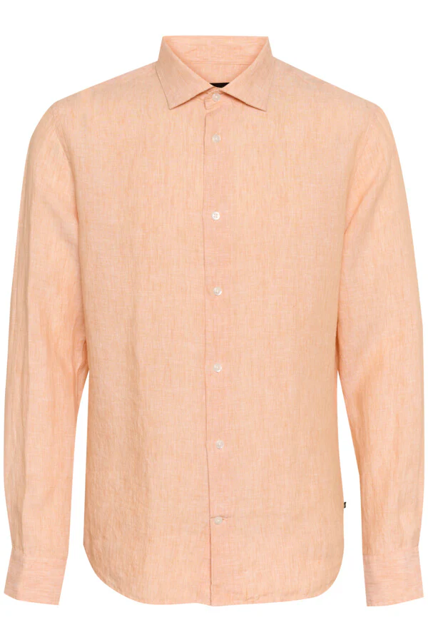MATINIQUE Miesten Pellavapaita MARC SHORT LINEN Shell Coral - Image 9