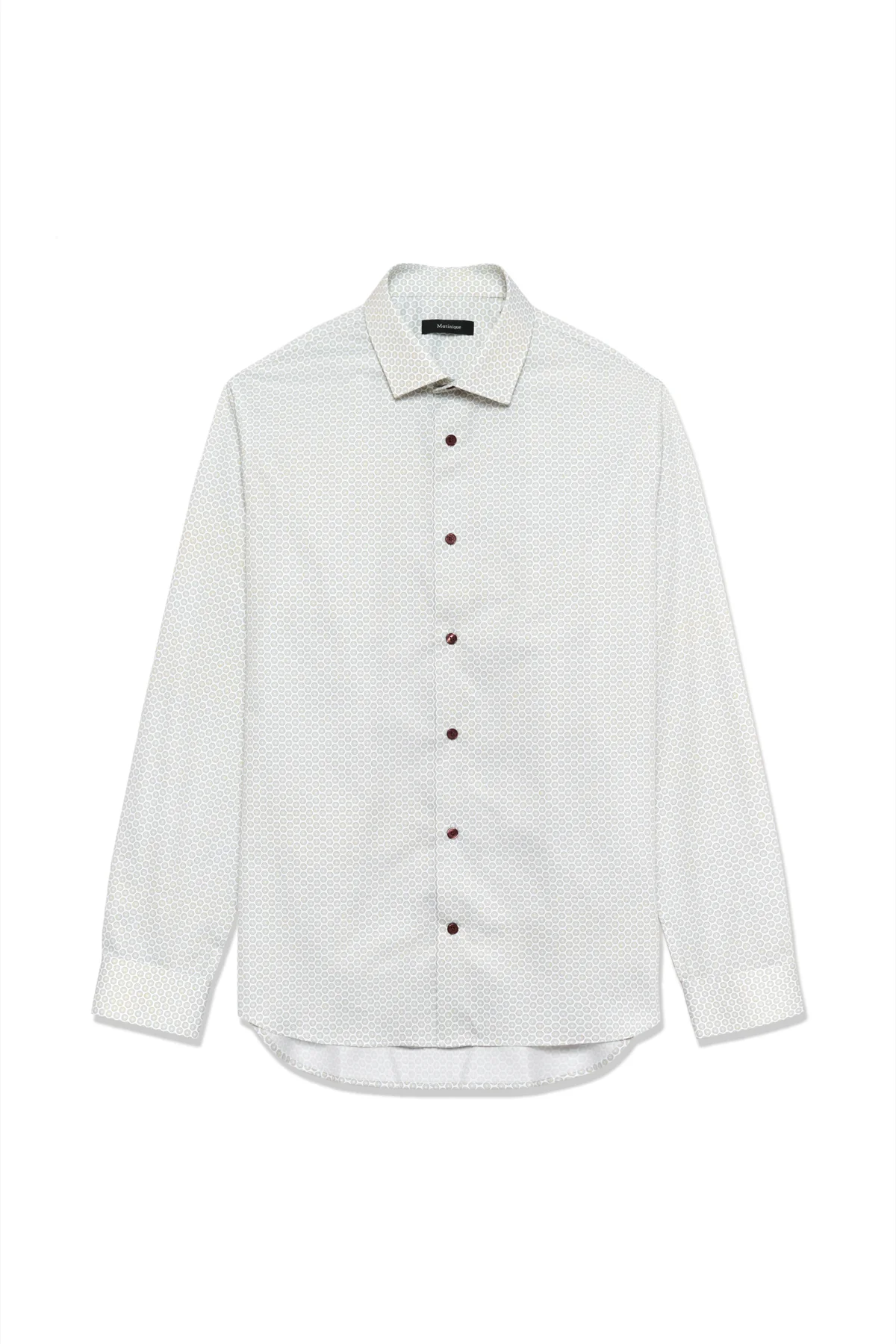 Matinique miesten kauluspaita MATrostol BN Cotton, White - Image 2