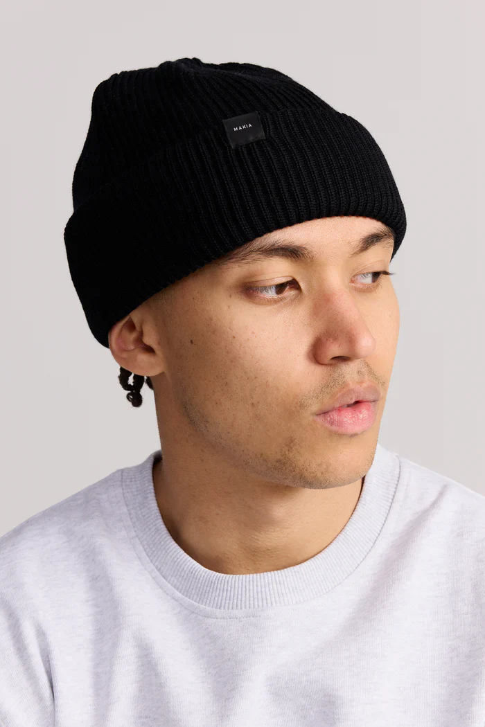 Makia pipo Merino Cap, musta - Image 3