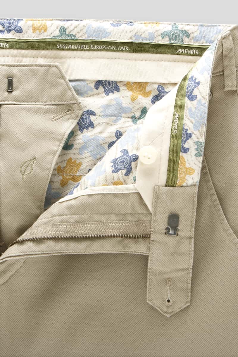 Meyer miesten puuvillahousut, BONN 5063 Beige - Image 5