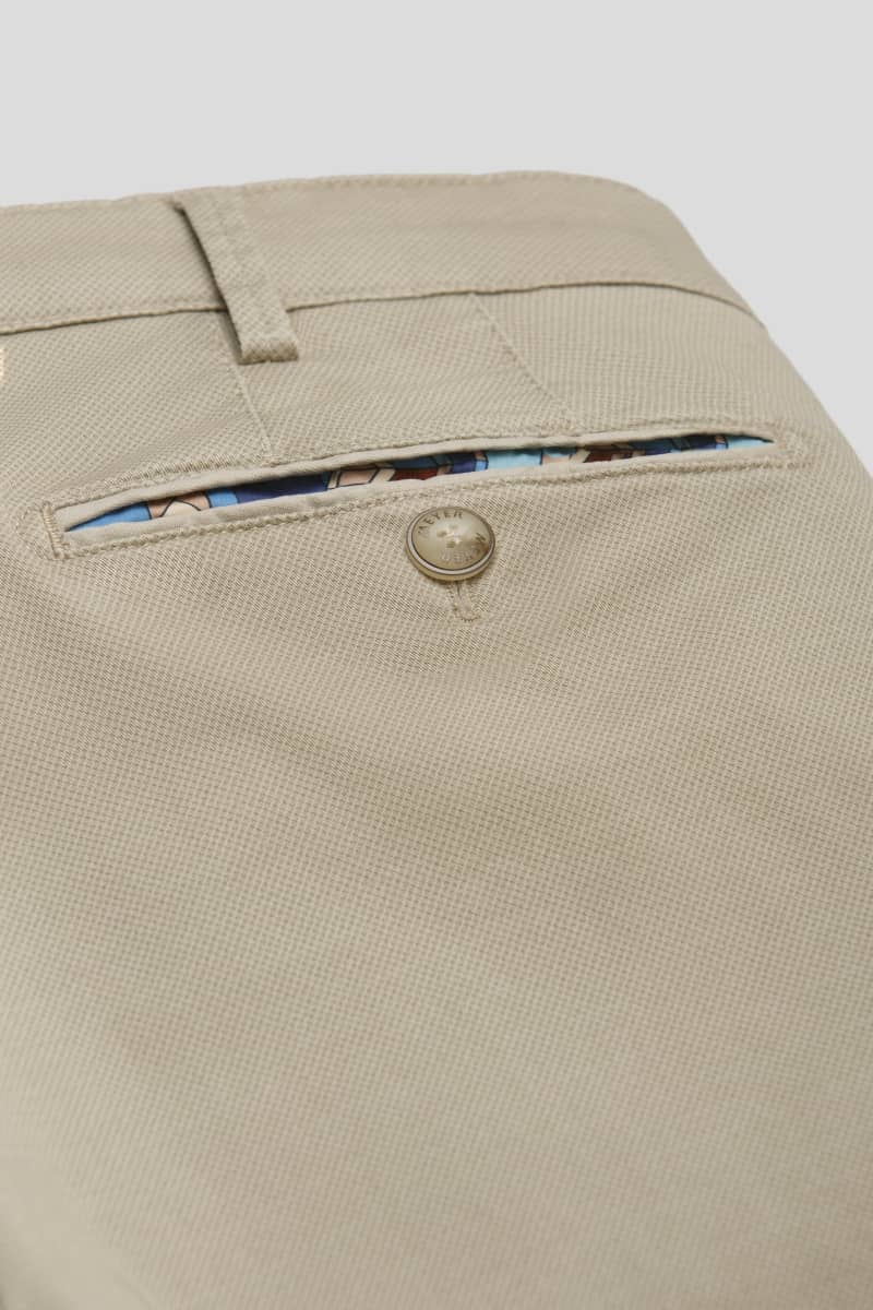 Meyer miesten puuvillahousut, BONN 5063 Beige - Image 6
