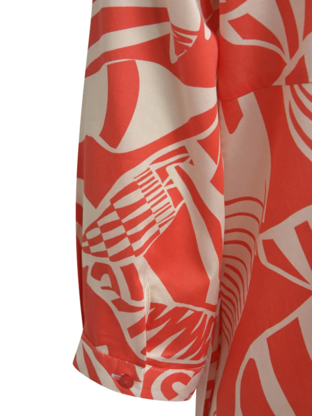 Milano Italy Mekko, Dress 3/4 Poppy Print Oranssi Kuosi - Image 3