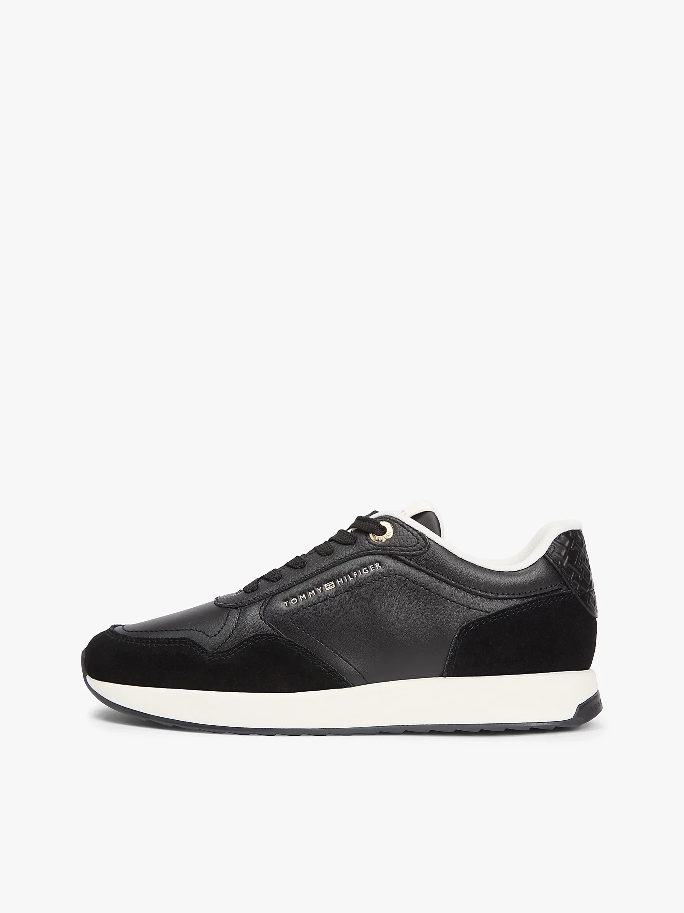 Tommy Hilfiger naisten tennarit Monogran Mix Material Runner, musta - Image 7
