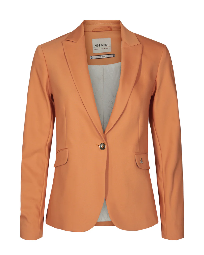 Mos Mosh Naisten Bleiseri, Blake Night Blazer Sustainable Koralli