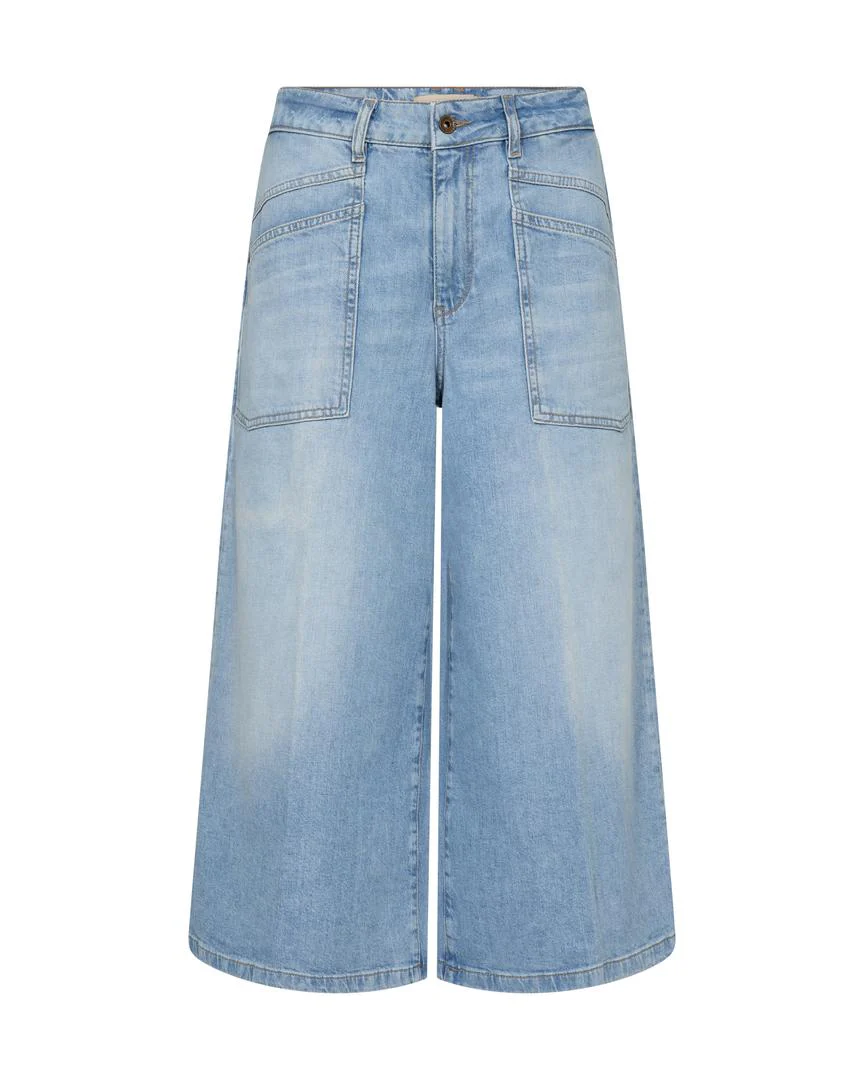Mos Mosh naisten farkut, AD-MMCULOTTE SAGAI JEANS Indigo
