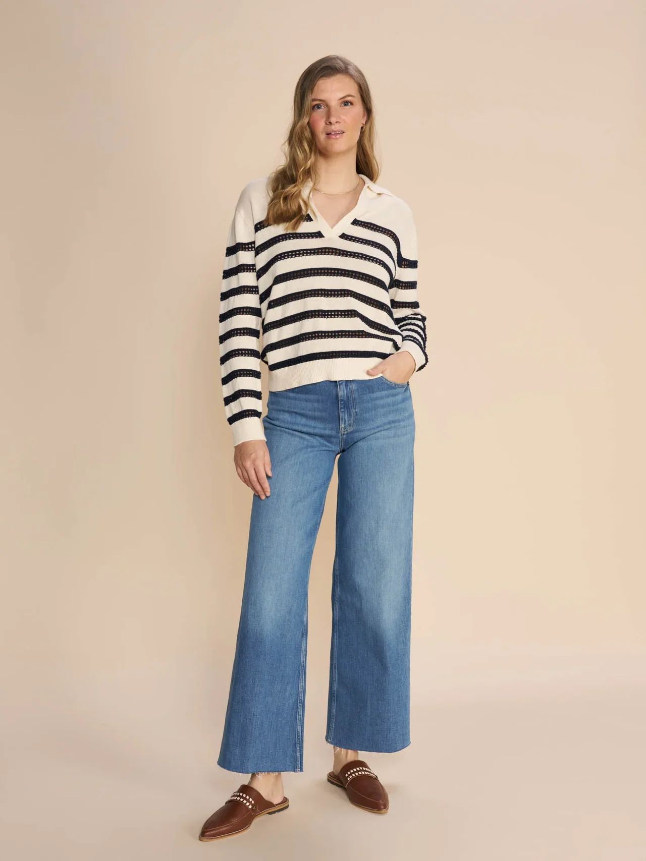 Mos Mosh Naisten Farkut, MMDara Nion Jeans Indigo
