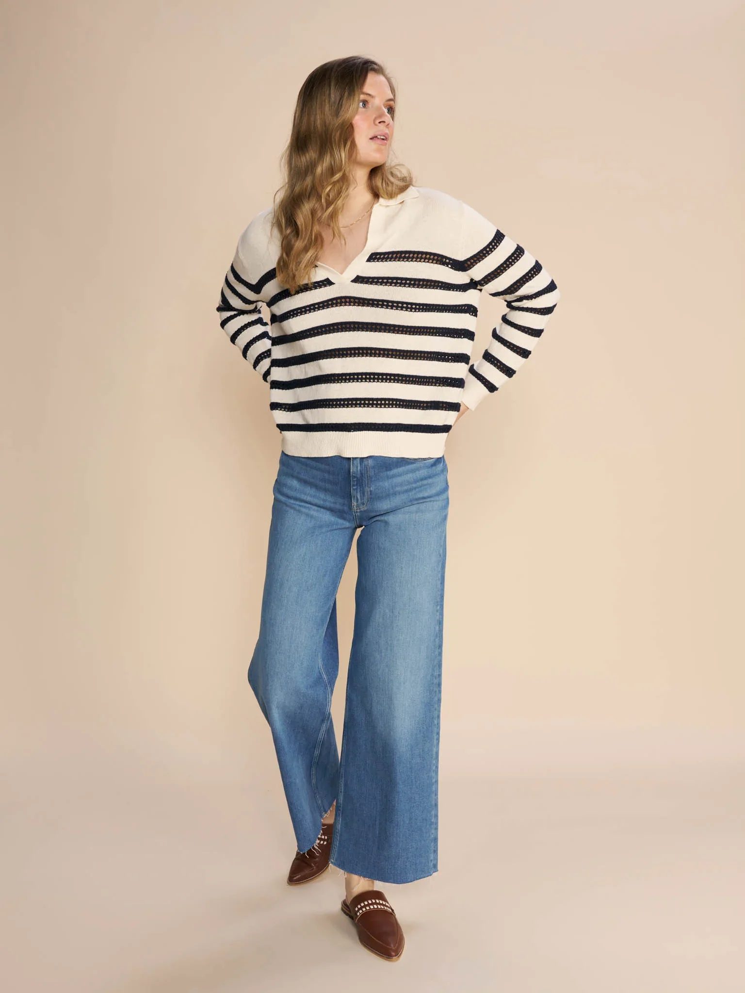 Mos Mosh Naisten Farkut, MMDara Nion Jeans Indigo - Image 2