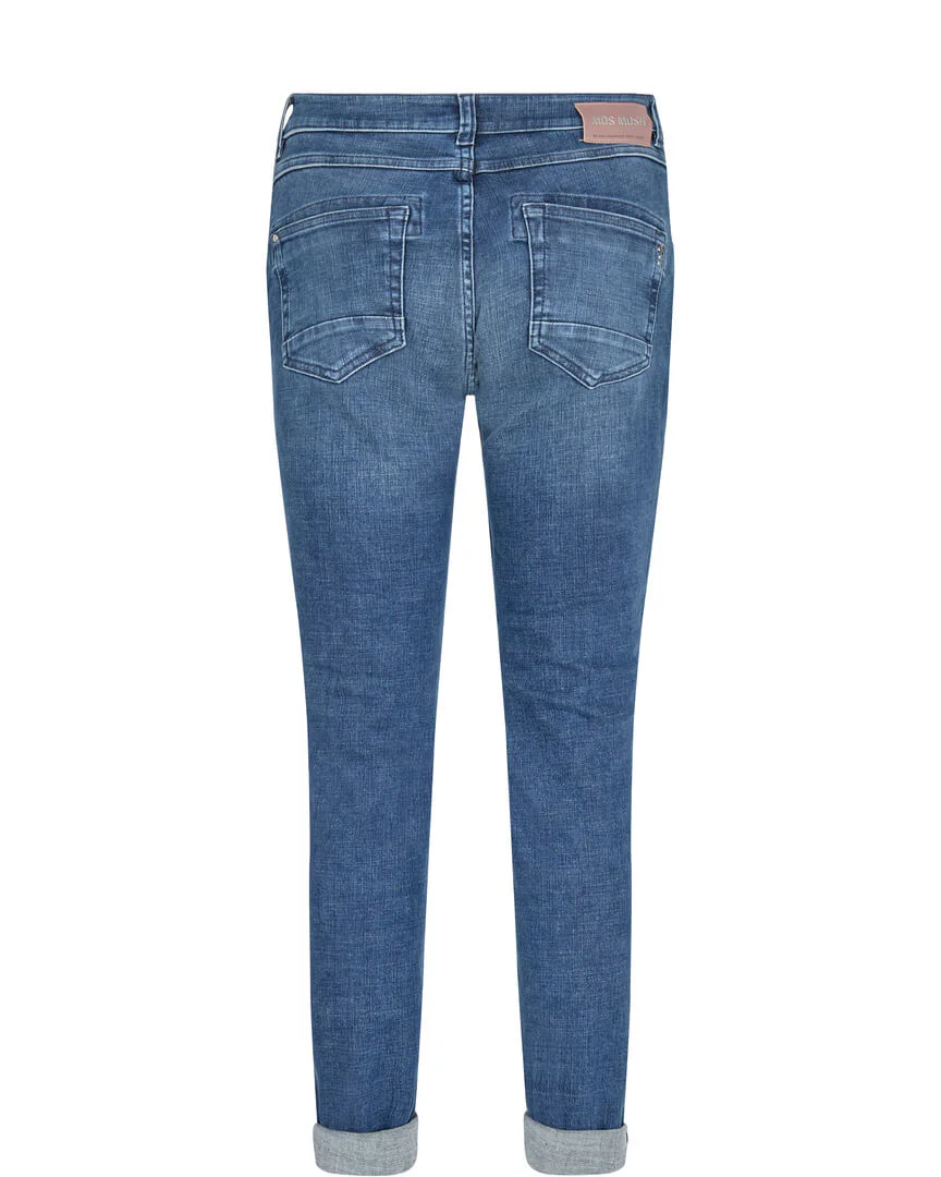 Mos Mosh Naisten Farkut, NAOMI LINE JEANS Indigo - Image 2