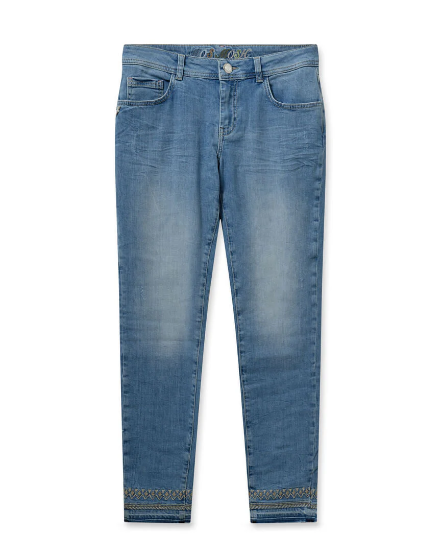 Mos Mosh Naisten Farkut, SUMNER DIVA JEANS Indigo - Image 2